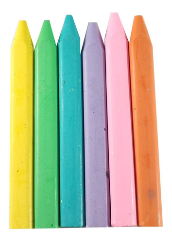 Crayones De Cera Pelikan, Jumbo Triangulares Pastel X 6 Unds