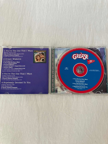 Travolta/newton-john / Youre The One That I Want Cd Maxi (Usado)