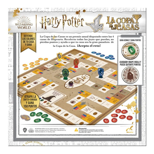 Juego De Mesa La Copa De Las Casas, Harry Potter, Novelty | Envío gratis