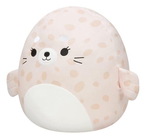 Squishmallows Original De 14 Pulgadas Lilou Beige Socado Con