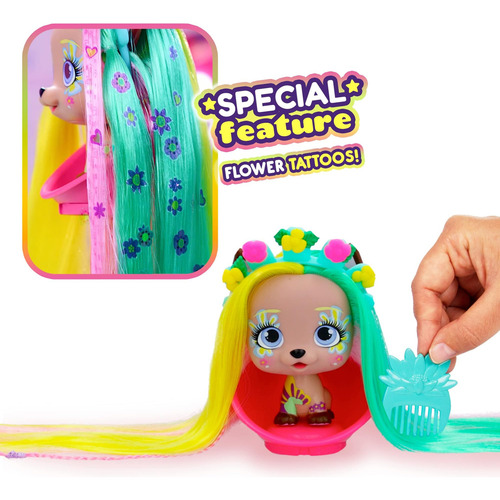 Vip Pets - Série Spring Vibes - Inclui 1 Boneca Vip Pets, 9