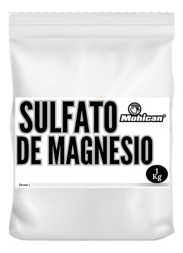 Sulfato De Magnesio (sales De Epsom) Mohican Bolsa 1 Kg