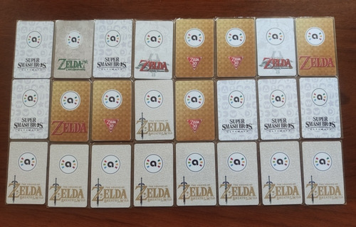 Set Zelda Breath Of The Wild Tarjetas Amiibos (24 Unid)