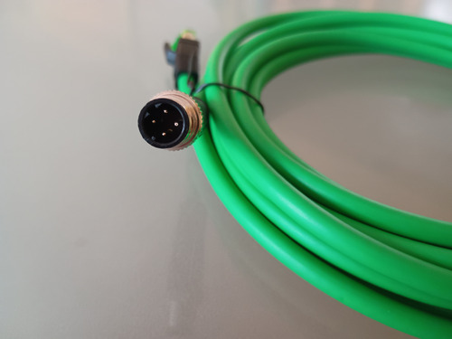 Cable Ethernet Industrial Rj45-m12 Codigo D, 5m, Sensopart