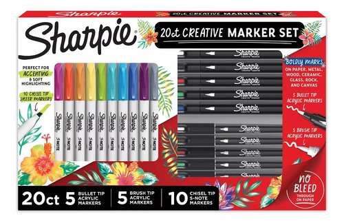 Sharpie Creative Markers 20pk Multicolor Gift Pack