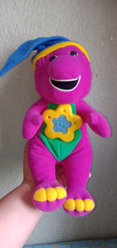 Peluche D Barney El Dinosaurio   Original Funcionando Mattel