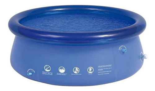 Piscina Inflável redonda Mor 001048 de 1.65m x 55cm 1000L azul