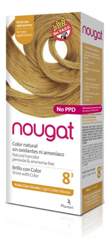 Nougat Coloracion 8.3 Rubio Claro Dorado