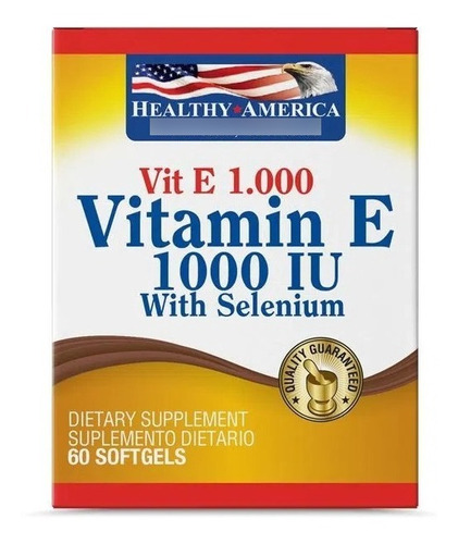Vitamina E 1000 Iu 60 Soft - Unidad a $1317