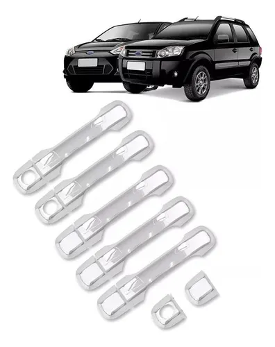 comprar Kit De 5 Cubre Manijas Cromadas Ecosport 03\u002F12 Fiesta 02\u002F09