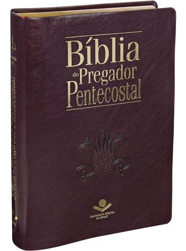 Bíblia Do Pregador Pentecostal - Capa Vinho Nobre