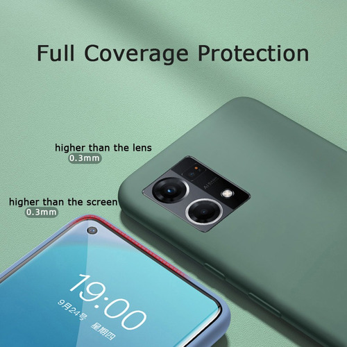 - Funda De Goma De Silicona Suave For Oppo Reno 7 4g