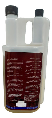 Imagen 2 de 2 de Matamax Indicus 1lt Baño Dorsal Uso Veterinario