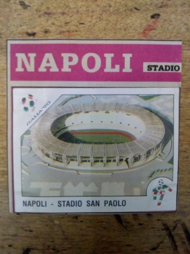 Figurita Italia 90 Estadio Napoli