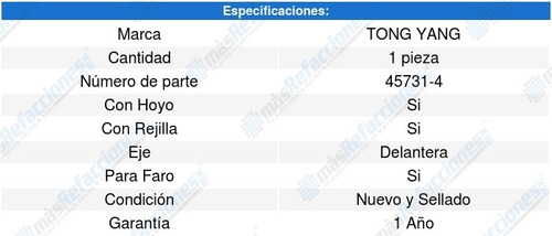 Defensa Tong Yang Delantera Renault Clio 07 A 10