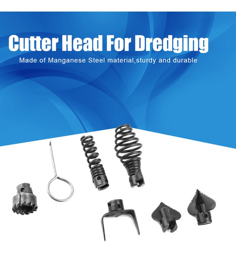7 Piezas 16 Mm Ridgid K400 Accesorios Cabezales Cortadores D