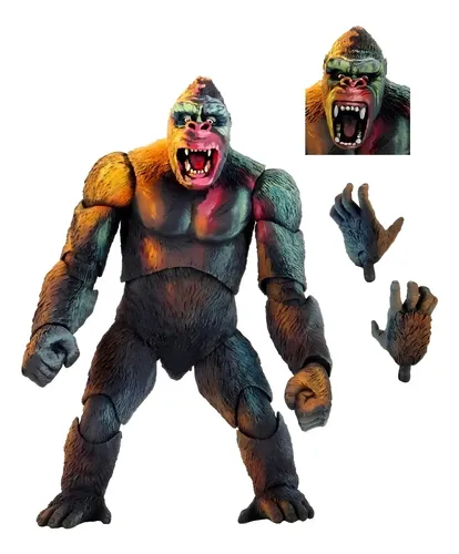 Boneco Articulado King Kong Neca Colecionável com Acessórios