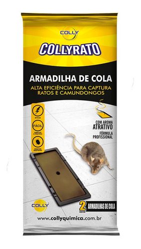 Armadilha Colly Cola Para Ratos - 2 Unidades