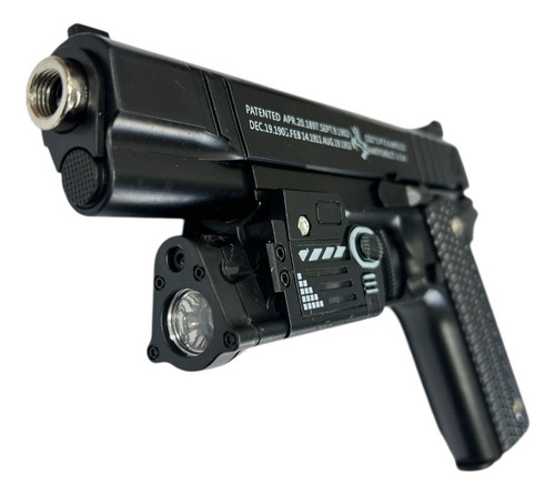 Pistola Metalica Colt -q11b Linterna Laser Airsoft Paintball