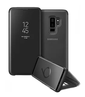 Funda Flip Cover S-view Oficial Samsung Galaxy S9 Plus Negro