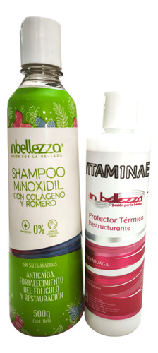 Shampoo Colágeno Más Tratamiento Con Vitamina E In Bellezza