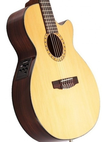 Guitarra Electroacústica Nylon | Cort Cec7-nat