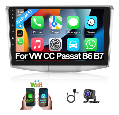 Android 11.0 - Radio Estéreo De Coche Con Carplay Inalámb.