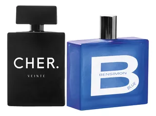 Perfume Mujer Cher Veinte + Hombre Bensimon Blue X100 Ml