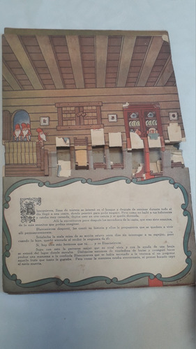 Cuento Infantil * Blancanieves * Pop Up Antiguo Edit Relieve (Usado)