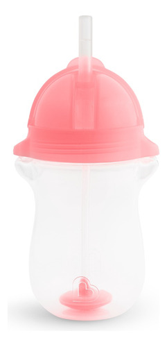 Vaso Entrenador Munchkin Pitillo Y Pesa Rosado