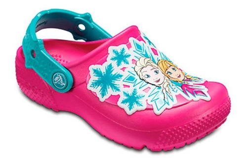 Sandalia Ojota Crocs Niña Frozen Fucsia Original | MercadoLibre