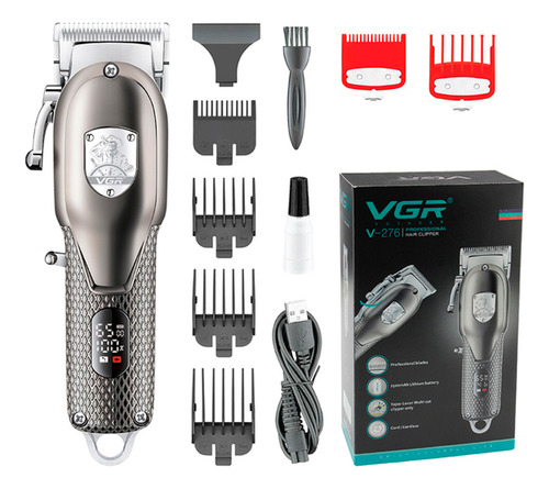 Cortadora De Pelo Barba Vgr V-276 Recargable Hoja Ajustable