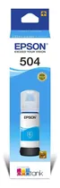 Comprar Botella De Tinta Epson 504 T504 Cyan L4150 L4160 Tinta Cian