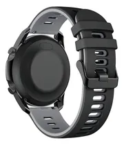 Comprar Pulseira Esportiva De Silicone 22mm Compativel Com Samsung Galaxy Watch 46mm R800 Gear S3 Classic Frontier Watch 3 45mm Gear 2 - Cor Preto Com Cinza