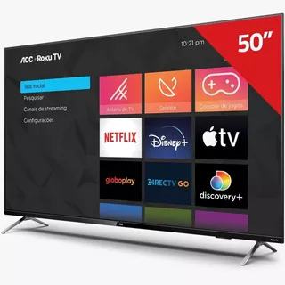 Televisor Aoc 50 Led Smart Tv Uhd Roku 50u6125