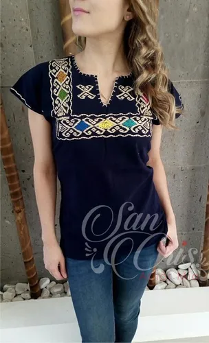 Blusas / Artesanales/bordadas A Mano En Manta Hecha-chiapas! en venta en San  Cristóbal De Las Casas Chiapas por sólo $   Mexico