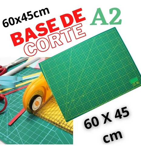 Tapete De Corte Cutting Mat 60x45cm Tabla Base De Corte A2