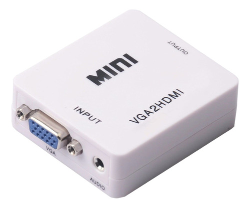 Conversor Convertidor Adaptador Vga A Hdmi Audio Cable Usb