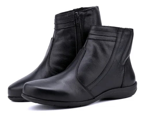 Bota feminina best sale rasteira cano curto