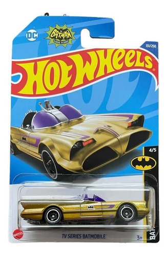  Hot Wheels Tv Series Batmobile Dorado