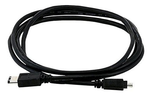 Cable Firewire Ilink Dv 6p-4p M/m, 6 Pines, Negro