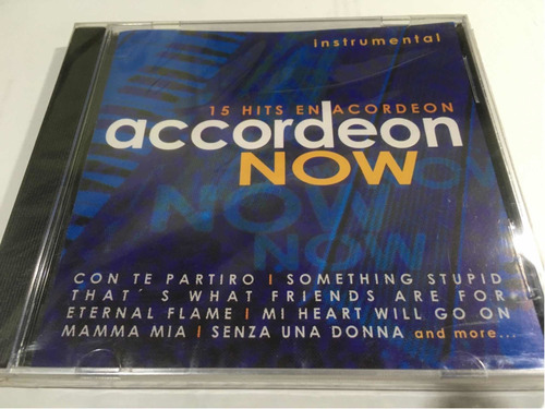 Jadeanko 15 Hits En Acordeón Now Instrumental Cd Nuevo