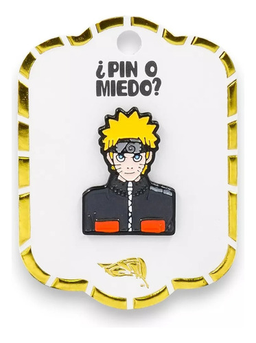 Pines Metálicos Series Anime Pin O Miedo Naruto Shippuden 