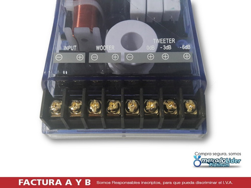 Imagen 3 de 9 de Crossover Divisor De Frecuencia Blauline 2 Vias 100w Oferta
