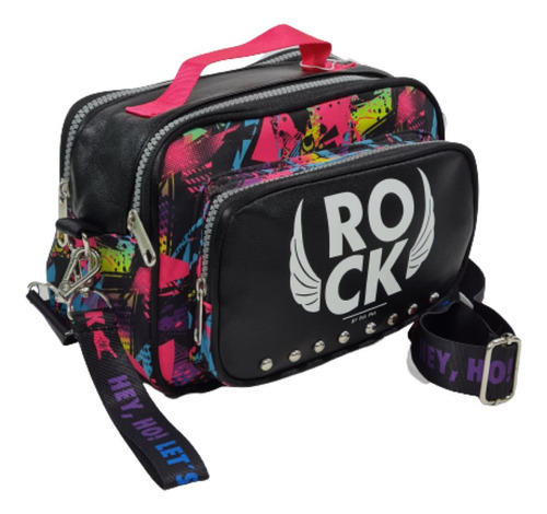 Cartera Bandolera Teens Urbana Moda Rockstar 