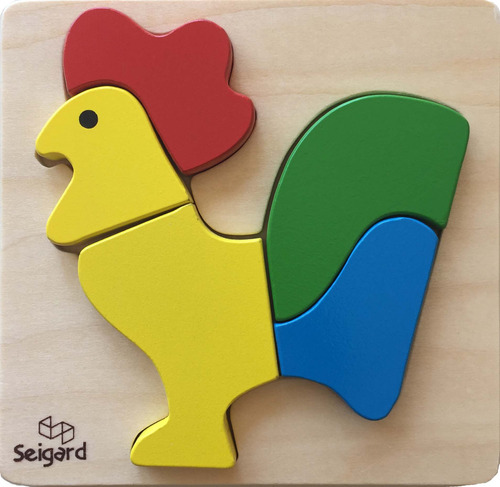 Puzzle Gallo 5 Piezas