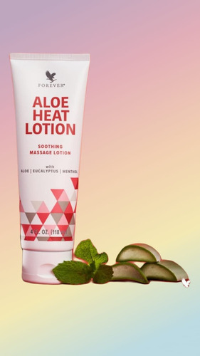 Aloe Heat Lotion Forever Living Crema Masajes