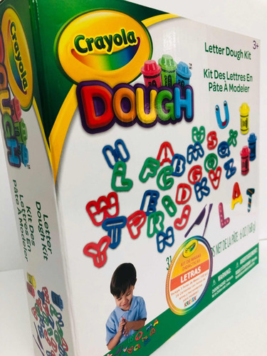 Crayola Set De Masas Grande Con Letras Plasticas Kreker