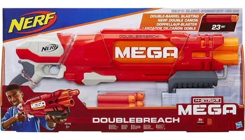 Pistola Nerf Doublebreach Arma Mega Ithaca Hasbro Rifle