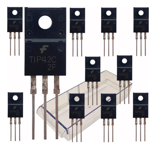 Transistor Pnp Tip42c (10 Peças) Tip 42c Tip42 Tip 42 Ip42